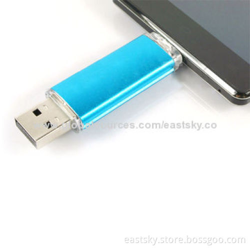 Custom OTG flash drive, compatible with PC, notebook or mobile phone, USB2.0 interfaceNew
